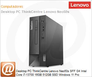 13F40000BO - Desktop PC ThinkCentre Lenovo Neo50s SFF G4 Intel Core i7-13700 16GB 512GB SSD Windows 11 Pro 