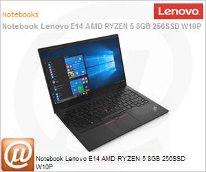 20T7001RBO - Notebook Lenovo ThinkPad E14 AMD Ryzen 5 8GB 256GB SSD Windows 10 Pro