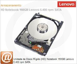 41N5692 - Unidade de Disco Rgido (HD) Notebook 160GB Lenovo 5.400 rpm SATA