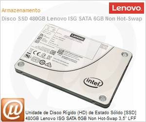 4XB7A14915 - Unidade de Disco Rgido (HD) de Estado Slido [SSD] 480GB Lenovo ISG SATA 6GB Non Hot-Swap 3,5" LFF para ST50