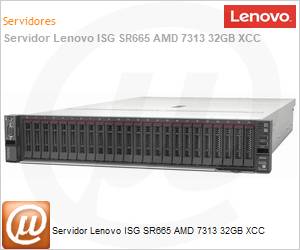 7D2VA058BR - Servidor Lenovo ThinkSystem SR665 ISG AMD Epyc 7313 Decahexa-Core (3GHz 128MB Cache) 32GB DDR4 Sem HD RAID 930-16i 4GB RPS 750W [x2] Rack 2U XClarity 3 Anos On-Site