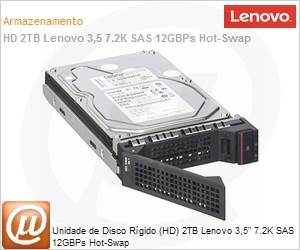 7XB7A00042 - Disco Rgido Lenovo ISG SAS 2TB 12G 7.2k LFF G7 