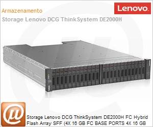 7Y71A005BR - Storage Lenovo DCG ThinkSystem DE2000H FC Hybrid Flash Array SFF (4X 16GB FC BASE PORTS 4X 16GB SFPS 4X 5 M LC-LC MMF CABLES)