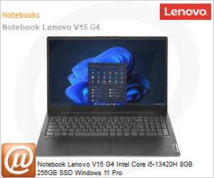 83GL000JBR - Notebook Lenovo V15 G4 Intel Core i5-13420H 8GB 256GB SSD Windows 11 Pro 