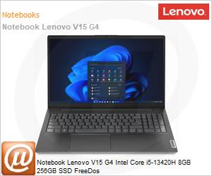 83GL000LBR - Notebook Lenovo V15 G4 Intel Core i5-13420H 8GB 256GB SSD FreeDos 