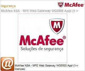 NSA-5500-WBGX-FA - Intel Security McAfee NSA - MFE Web Gateway WG5500 Appl (1-+ licenas) 