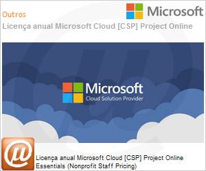 AAA-99937-ANL - Licena anual Cloud [NCE] Microsoft Project Online Essentials (Nonprofit Staff Pricing) 