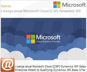 SAT-00004-MSL - Licena mensal Cloud [NCE] Microsoft Dynamics 365 Sales Enterprise Attach to Qualifying Dynamics 365 Base Offer (Nonprofit Staff Pricing) 