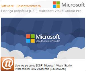 DG7GMGF0D3SJA - Licena perptua [NCE] Microsoft Visual Studio Professional 2022 Academic [Educacional] 