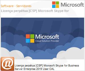 DG7GMGF0F4LPUA - Licena perptua [NCE] Microsoft Skype for Business Server Enterprise 2019 CAL User Academic [Educacional] 
