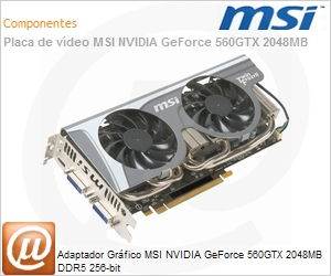 N560GTXTIFIIT - Adaptador Grfico MSI NVIDIA GeForce 560GTX 2048MB DDR5 256-bit