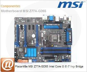 Z77A-GD65 - Placa-Me MSI Z77A-GD65 Intel Core i3 i5 i7 Ivy Bridge
