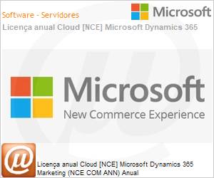 CFQ7TTC0LH3N0001P1YA - Licena anual Cloud [NCE] Microsoft Dynamics 365 Marketing (NCE COM ANN) Anual 