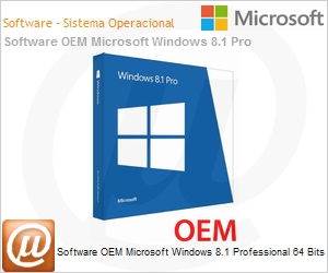 FQC-06952 - Software OEM Microsoft Windows 8.1 Professional 64 Bits