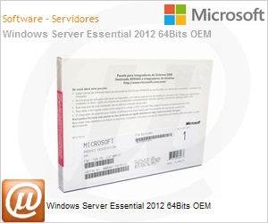 G3S-00117 - Windows Server Essential 2012 64Bits OEM