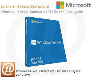 P73-06159 - Windows Server Standard 2012 R2 x64 Portugus 2CPU/2VM