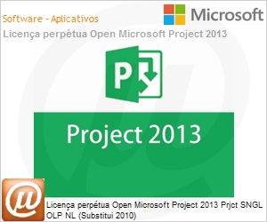 076-05334 - Licena perptua Open Microsoft Project 2013 Prjct SNGL OLP NL (Substitui 2010) 