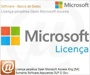 077-02704 - Licena perptua Open Microsoft Access Eng [SA] Somente Software Assurance OLP D Gov 
