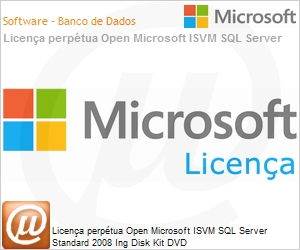 228-08442 - Licena perptua Open Microsoft ISVM SQL Server Standard 2008 Ing Disk Kit DVD 