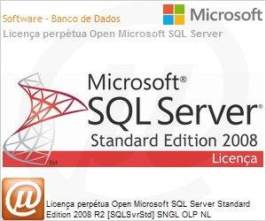 228-09421 - Licença perpétua Open Microsoft SQL Server Standard Edition 2008 R2 [SQLSvrStd] SNGL OLP NL 
