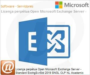 312-04397 - Licena perptua Open Microsoft Exchange Server - Standard ExchgSvrStd 2019 SGNL OLP NL Academic [Educacional] 