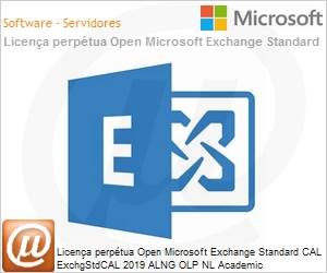381-04464 - Licena perptua Open Microsoft Exchange Standard CAL ExchgStdCAL 2019 ALNG OLP NL Academic [Educacional] Student CAL Device 