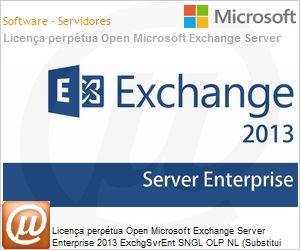 395-04469 - Licena perptua Open Microsoft Exchange Server Enterprise 2013 ExchgSvrEnt SNGL OLP NL (Substitui 2010) 
