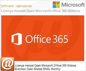 5GV-00017 - Licena mensal Open Microsoft Office 365 Midsize Business Open Shared SNGL Monthly Subscriptions-Volume License OPEN 1 License No Level Promo Qualified [QLFD] Annual