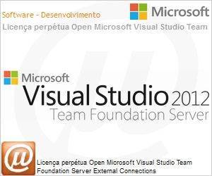 66B-00786 - Licena perptua Open Microsoft Visual Studio Team Foundation Server External Connections VSTeamFndtnSvrExtConn SNGL [SA] Somente Software AssuranceOLP NL MPNCmptncyReq [QLFD]