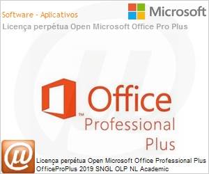79P-05717 - Licena perptua Open Microsoft Office Professional Plus OfficeProPlus 2019 SGNL OLP NL Academic [Educacional] 