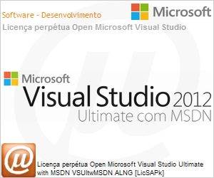 9JD-00265 - Licena perptua Open Microsoft Visual Studio Ultimate with MSDN VSUltwMSDN ALNG [LicSAPk] (Licena+Software Assurance) OLP NL MPNCmptncyReq Qualified [QLFD]