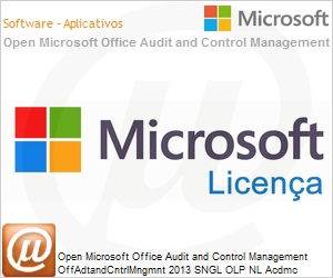 9ST-00135 - Open Microsoft Office Audit and Control Management OffAdtandCntrlMngmnt 2013 SGNL OLP NL Acdmc (Academic) [Educacional] Academic 