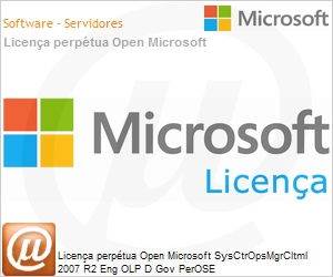 9TX-01235 - Licena perptua Open Microsoft SysCtrOpsMgrCltml 2007 R2 Eng OLP D Gov PerOSE 