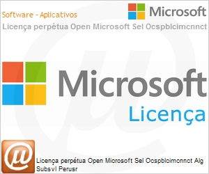 A9S-00005SANON-1MFAC - Licena perptua Open Microsoft Sel Ocspblcimcnnct Alg Subsvl Perusr 