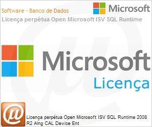 C30-00301 - Licena perptua Open Microsoft ISV SQL Runtime 2008 R2 Alng CAL Device Ent 