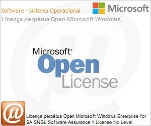 CW2-00232 - Licena perptua Open Microsoft Windows Enterprise for SA SNGL Software Assurance 1 License No Level WinEntforSA SNGL SA OLP NL 