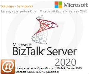 D75-02452 - Licena perptua Open Microsoft BizTalk Server 2020 Standard SGNL 2Lic NL [Qualified] 