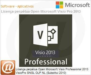 D87-05962 - Licena perptua Open Microsoft Visio Professional 2013 VisioPro SNGL OLP NL (Substitui 2010) 