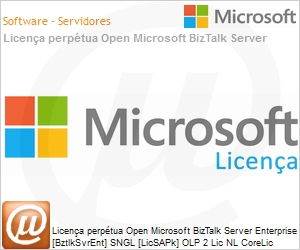 F52-02105 - Licena perptua Open Microsoft BizTalk Server Enterprise [BztlkSvrEnt] SGNL [LicSAPk] OLP 2 Lic NL CoreLic [Qualified] [QLFD] Non-specific 