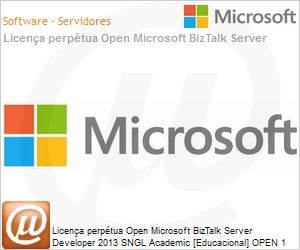 R04-01049 - Licena perptua Open Microsoft BizTalk Server Developer 2013 SNGL Academic [Educacional] OPEN 1 License No Level 