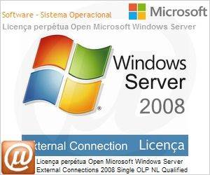 R39-00924 - Licena perptua Open Microsoft Windows Server External Connections 2008 Single OLP NL Qualified [QLFD] 