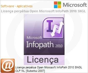 S27-03534 - Licena perptua Open Microsoft InfoPath 2010 SNGL OLP NL [Substitui 2007] 