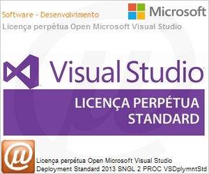 S9Z-00487 - Licena perptua Open Microsoft Visual Studio Deployment Standard 2013 SNGL 2 PROC VSDplymntStd 2013 SNGL OLP NL RlsMngmntPromo 2Proc Qualified [QLFD]