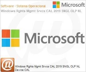 T98-02900 - Licena perptua Open Microsoft Windows Rights Management Services Rghts Mgmt Srvcs CAL 2019 SGNL OLP NL CAL Device 