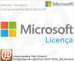 T99-00154 - Licena perptua Open Microsoft WinRghtsMgmtSrvcsExtConn WinNT SNGL [SA] OLP NL Acdmc Qlfd 