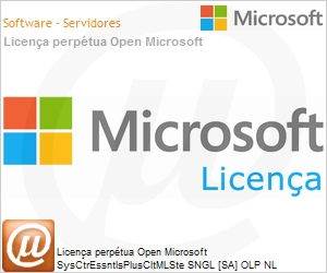 T9F-00268 - Licena perptua Open Microsoft SysCtrEssntlsPlusCltMLSte SNGL [SA] OLP NL 