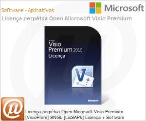 TSD-00814 - Licena perptua Open Microsoft Visio Premium [VisioPrem] SNGL [LicSAPk] Licena + Software Assurance OLP NL Acdmc [Educacional] 