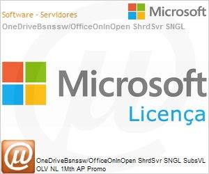 3NN-00013 - OneDriveBsnssw/OfficeOnlnOpen ShrdSvr SGNL SubsVL OLV NL 1Mth AP Promo 