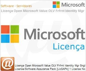 7VC-00036 - Licena Open Microsoft Value OLV Frfrnt Identity Mgr SGNL License/Software Assurance Pack [LicSAPk] 1 License No Level Additional Product 3 Year Acquired year 1