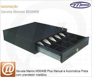 4191-3009 - Gaveta Menno MG040B Plus Manual e Automtica Preta com prendedor metlico